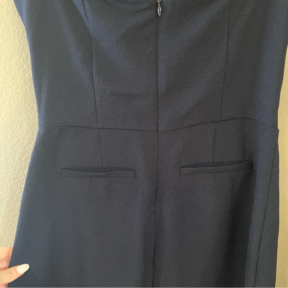 NWT Monteau Strapless Navy Romper L - Picture 7 of 10